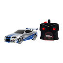 Jada Toys Fast & Furious 2002 Nissan Skyline GT R (BNR34) 1:24 Scale Remote Control Car