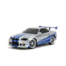 Jada Toys Fast & Furious 2002 Nissan Skyline GT R (BNR34) 1:24 Scale Remote Control Car