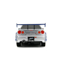 Jada Toys Fast & Furious 2002 Nissan Skyline GT R (BNR34) 1:24 Scale Remote Control Car