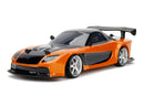 Jada Toys Fast & Furious Han's 1993 Mazda RX 7 Veilside 1:10 Scale Remote Control Drift Car