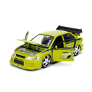 Jada Toys Fast & Furious Brian's 2002 Mitsubishi Lancer Evolution VII 1:24 Scale Hollywood Ride