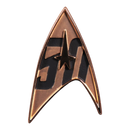 Quantum Mechanix Star Trek 50th Anniversary Replica Badge