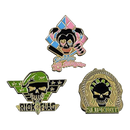 Quantum Mechanix Suicide Squad (2016) Lapel Pin Set