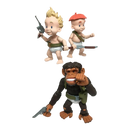 Boss Fight Studio Sam and Max Rubber Pants Commandos H.A.C.K.S. Action Figure
