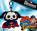 Toynami Skelanimals Superman Dax 4" Clip On Plush