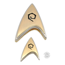 Quantum Mechanix Star Trek: Discovery Enterprise Operations Badge & Pin Set