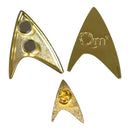 Quantum Mechanix Star Trek: Discovery Enterprise Medical Badge & Pin Set