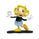 Syndicate Collectibles Cuphead Ms. Chalice Create A Figure 4" Mini Figure