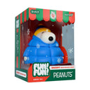 Super7 Peanuts Snoopy in Puffy Blue & Yellow Coat Fun! Fun! Figure