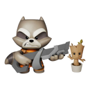 Funko Pop Marvel Comics Rocket Raccoon & Groot Super Deluxe Vinyl Figure