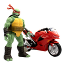 The Loyal Subjects Teenage Mutant Ninja Turtles (comics) Raphael Ninja with Red Motorcycle BST AXN Figure