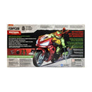 The Loyal Subjects Teenage Mutant Ninja Turtles (comics) Raphael Ninja with Red Motorcycle BST AXN Figure