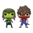 Funko Pop Marvel vs Capcom: Infinite Gamora vs. Strider Pop! Vinyl 2 pack