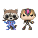 Funko Pop Marvel vs Capcom: Infinite Rocket Raccoon vs. Mega Man X Player 2 US Exc Pop! Vinyl 2 pack