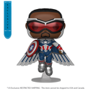 Funko Pop The Falcon and the Winter Soldier Captain America Flying US Exclusive Pop! Vinyl [RS]