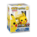 Funko Pop Pokemon Pikachu Waving Diamond Glitter US Exclusive Pop! Vinyl [RS]