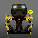 Funko Pop Iron Man 2 Iron Man Mark IV with Gantry Glow Pop! Deluxe