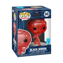 Funko Pop Marvel Infinity Saga Black Widow Red (Artist Series) Pop! Vinyl with Protector
