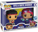 Funko Pop Street Fighter x Fortnite Ryu & Brite Bomber US Exclusive Pop! 2 Pack [RS]