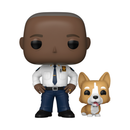 Funko Pop Brooklyn Nine Nine Captain Ray Holt with Cheddar Pop! Vinyl