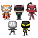 Funko Pop Marvel: Year of the Spider Spider Man US Exclusive Pop! 5 Pack [RS]