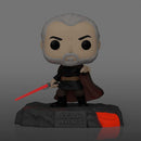 Funko Pop Star Wars Red Saber Series: Darth Tyranus Glow US Exclusive Pop! Deluxe [RS]