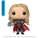 Funko Pop Thor 4: Love and Thunder Mighty Thor without Helmet Metallic US Exclusive Pop! Vinyl [RS]