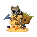 Funko Pop Marvel Rocket & Groot Beach Day US Exclusive Pop! Moment [RS]
