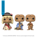 Funko Pop E.T. the Extra Terrestrial E.T. in Disguise, in Robe & with Flowers US Exclusive Pop! 3 Pack [