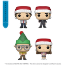 Funko Pop The Office Holiday Tree Box US Exclusive Pocket Pop! Vinyl 4 Pack [RS]