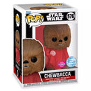 Funko Pop Star Wars Chewbacca with Robe Flocked US Exclusive Pop! Vinyl [RS]