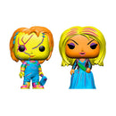 Funko Pop Child's Play 4: Bride of Chucky Chucky & Tiffany Black Light US Exclusive Pop! 2 Pack [RS]