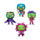 Funko Pop What If...? Blacklight UK Exclusive Pop! Vinyl 4 Pack [RS]