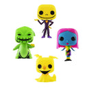 Funko Pop The Nightmare Before Christmas Blacklight UK Exclusive Pop! Vinyl 4 Pack [RS]