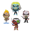 Funko Pop Iron Maiden Eddie US Exclusive Glow Pop! Vinyl 4 Pack [RS]