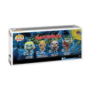 Funko Pop Iron Maiden Eddie US Exclusive Glow Pop! Vinyl 4 Pack [RS]