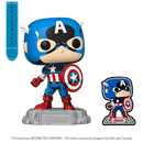 Funko Pop Marvel Comics Captain America 60th Anniversary (with Pin) US Exclusive Pop! Vinyl [RS]
