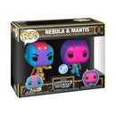 Funko Pop Guardians of the Galaxy: Vol 3 Nebula & Mantis US Exclusive Blacklight Pop! 2 Pack [RS]
