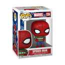 Funko Pop Marvel Comics Spider Man Holiday Sweater Pop! Vinyl