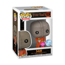Funko Pop Trick 'r Treat Sam with raz'r US Exclusive Flocked Pop! Vinyl [RS]