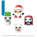 Funko Pop The Nightmare Before Christmas Tree Holiday US Exclusive Pocket Pop! 4 Pack Box Set [RS]