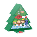 Funko Pop Elf Tree Holiday US Exclusive Pocket Pop! 4 Pack Box Set [RS]