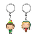 Funko Pop Elf Buddy & Jovie US Exclusive Pop! Keychain 2 Pack [RS]