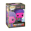 Funko Pop Spider Man: Across the Spider Verse Miles Morales US Exclusive Blacklight Pop! Vinyl [RS]