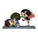 Funko Pop Demon Slayer Tanjiro & Nezuko Vs Temple Demon US Exclusive Pop! Moment [RS}