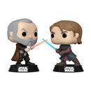 Funko Pop Star Wars: The Clone Wars Anakin Skywalker Vs Count Dooku US Exclusive Pop! Vinyl 2 Pack [RS]