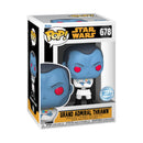 Funko Pop Star Wars: Clone Wars 20th Anniverary Grand Admiral Thrawn US Exclusive Pop! Vinyl [RS]
