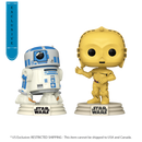 Funko Pop Star Wars: D100 R2 D2 & C 3PO Retro Reimagined US Exclusive Pop! 2 Pack [RS]