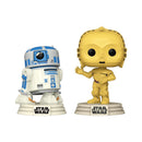 Funko Pop Star Wars: D100 R2 D2 & C 3PO Retro Reimagined US Exclusive Pop! 2 Pack [RS]