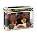 Funko Pop NBA JAM: Rockets Clyde Drexler & Hakeem Olajuwon 8 Bit Pop! Vinyl 2 Pack